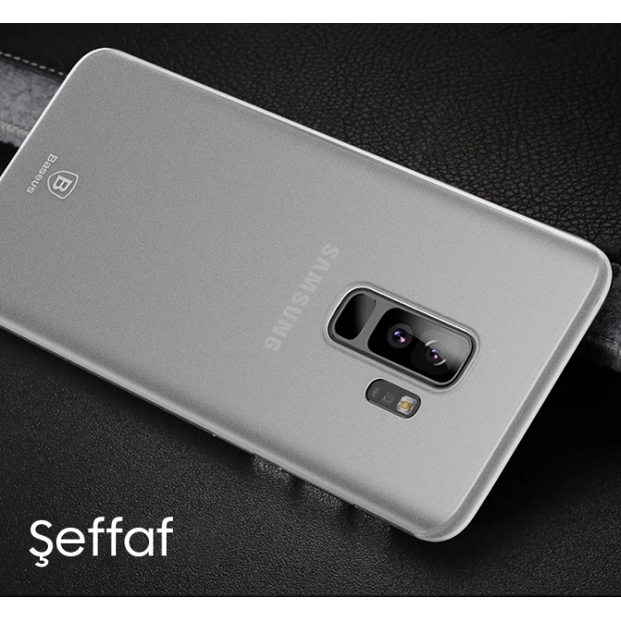 Baseus Galaxy S9 Wing Case Ultra İnce Lux Mat Kılıf-(5775)