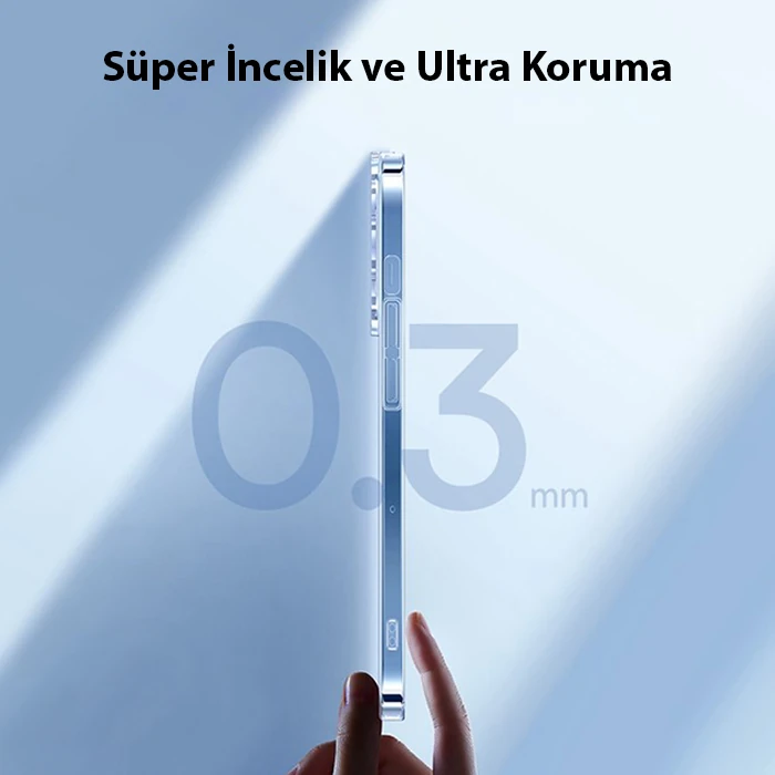 Baseus Crystal iPhone 14 Pro Max 6.7 Ultra-Thin Silikon Kılıf + Tempered Ekran Koruyucu Set-(5775)