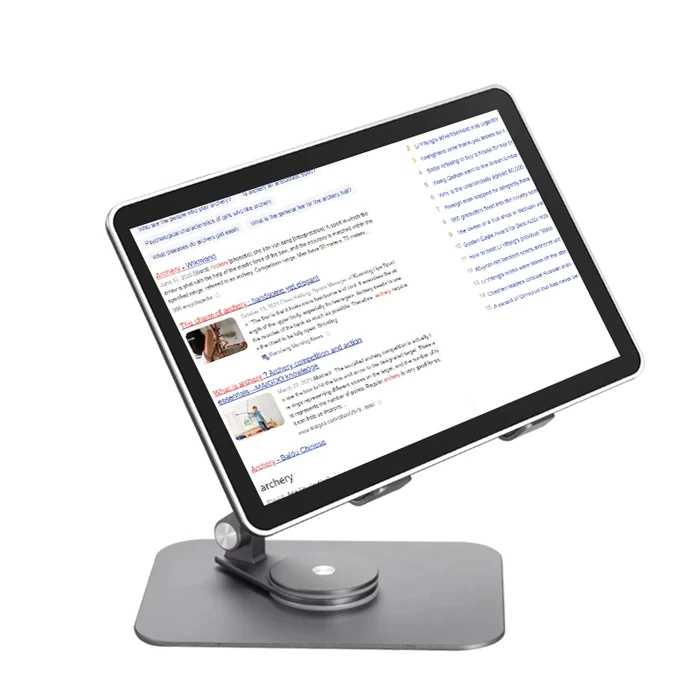 Ally L08 360 Derece Dönebilen Masaüstü Metal Tablet Standı-(5775)