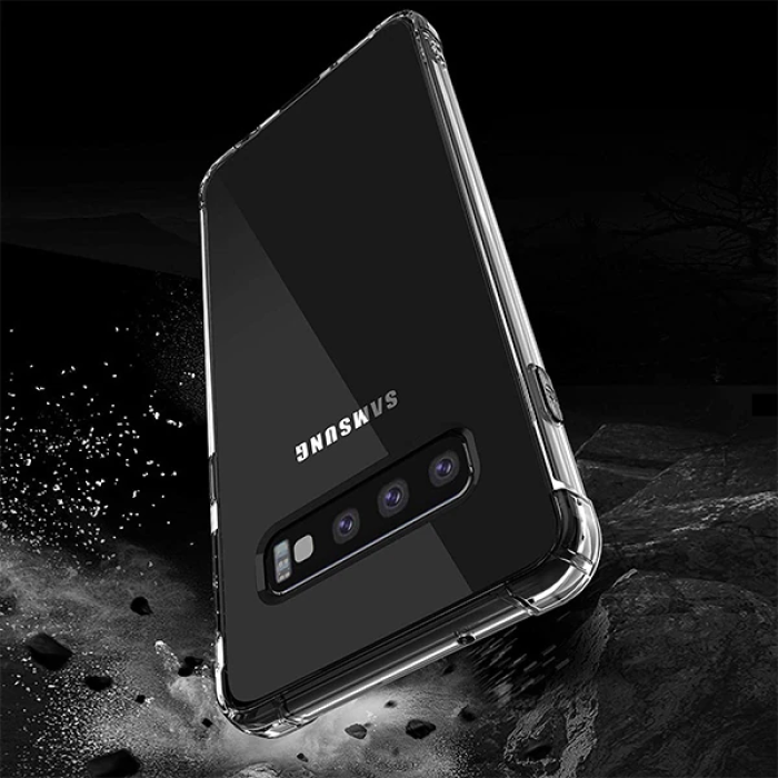 Ally Sm Galaxy S10 Anti-Drop Darbe Emici Silikon Kılıf-(5775)