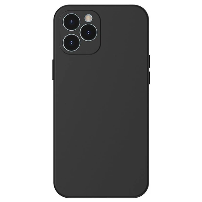 Baseus Liquid Silica Gel iPhone 12 Pro Max 6.7 Kılıf Ultra Koruma Silikon Kılıf-(5775)