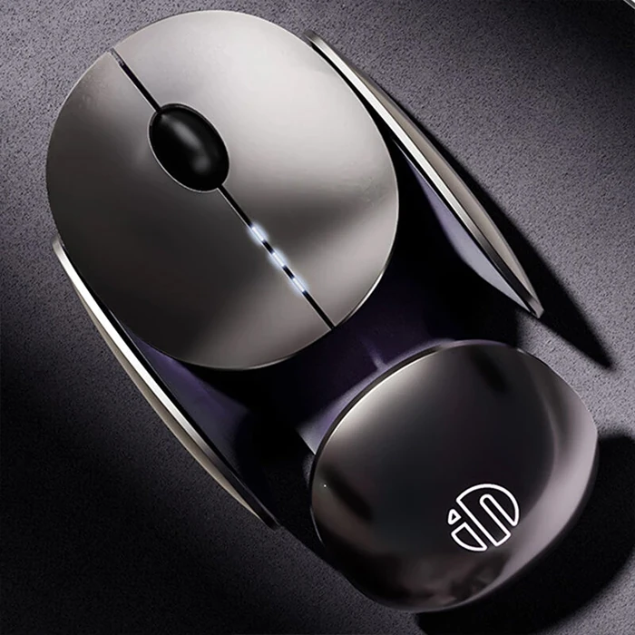 İNPHIC X2 Üç Modlu Oyun Faresi 800-2400DPI RGB Işık 2.4G /BT4.0/BT5.0 Sessiz-(5775)