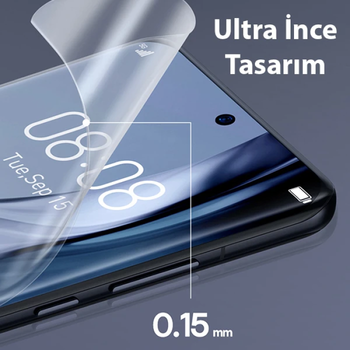 Baseus Xiaomi Mi 12 Pro - 13 pro Ultra Kavisli Full Hidrojel Koruyucu Film-(5775)