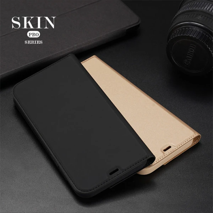 DUX DUCİS İPhone 12 Mini Kılıf Kapaklı Flip Cover Kılıf Skin Pro Series Kılıf-(5775)