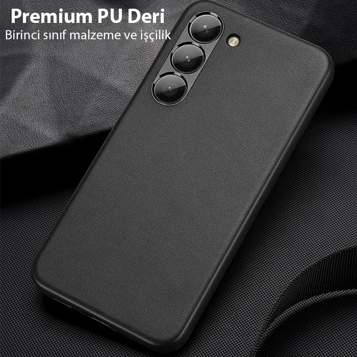 Dux Ducis SM Galaxy S23 Plus Grit Series PU Premium Kılıf-(5775)