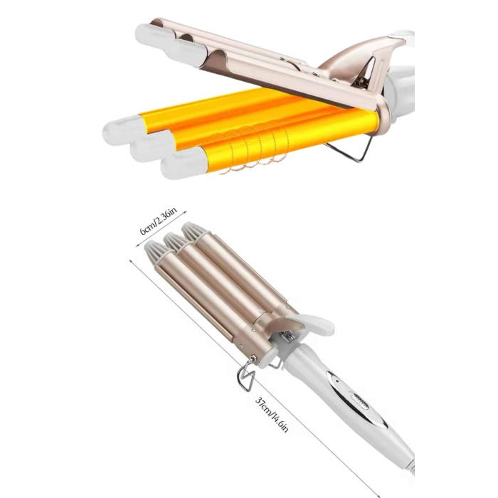 Wag Maşa Yeni Nesil Yüksek Isı Ayarlı Seramik Kaplama Saç Şekillendirici Doğal Bukle