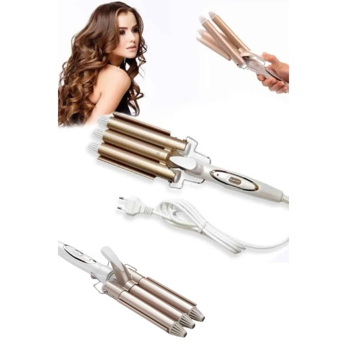 Wag Maşa Yeni Nesil Yüksek Isı Ayarlı Seramik Kaplama Saç Şekillendirici Doğal Bukle