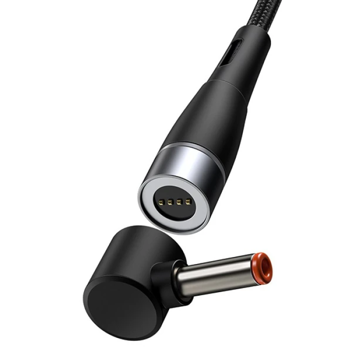 Baseus Zinc Manyetik Type-C to DC Round (40x17mm) Lenovo Laptop Şarj Kablosu 100W 2m-(5775)