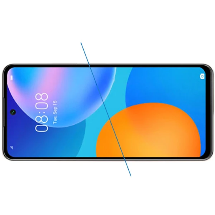 Huawei P Smart 2021 Full Glue Tempered Cam Ekran Koruyucu-(5775)