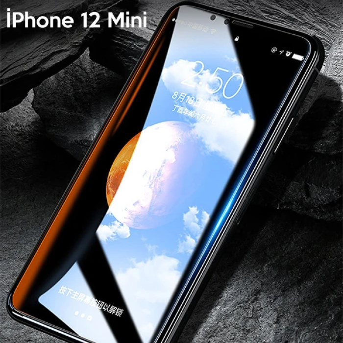 WK İPhone 12 Mini 5.4 Kingkong Curved Tempered Cam Ekran Koruyucu-(5775)