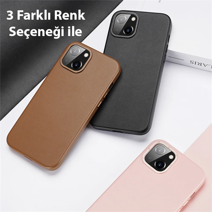 Dux Ducis Grit Series iPhone 14 Plus 6.7inç Premium MagSafe Uyumlu Kılıf-(5775)