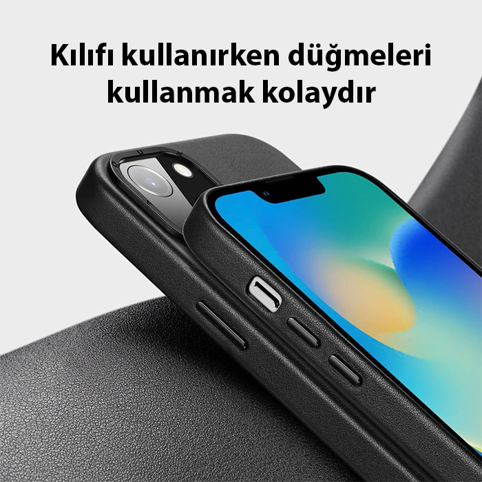 Dux Ducis Grit Series iPhone 14 Plus 6.7inç Premium MagSafe Uyumlu Kılıf-(5775)