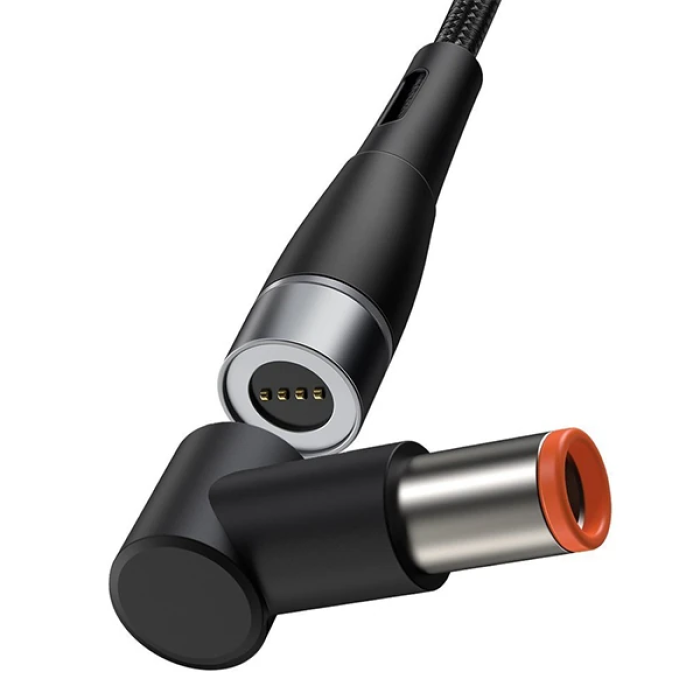 Baseus Zinc Manyetik Type-C to DC Round (79x55mm) Lenovo Laptop Şarj Kablosu 100W 2m-(5775)