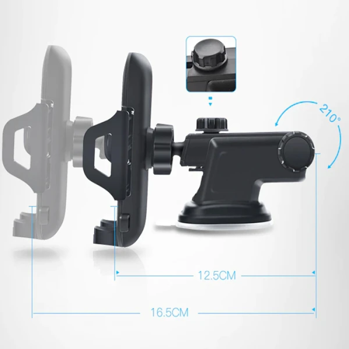 ALLY Torpido Üstü Teleskopik Araç Telefon Tutucu-(5775)