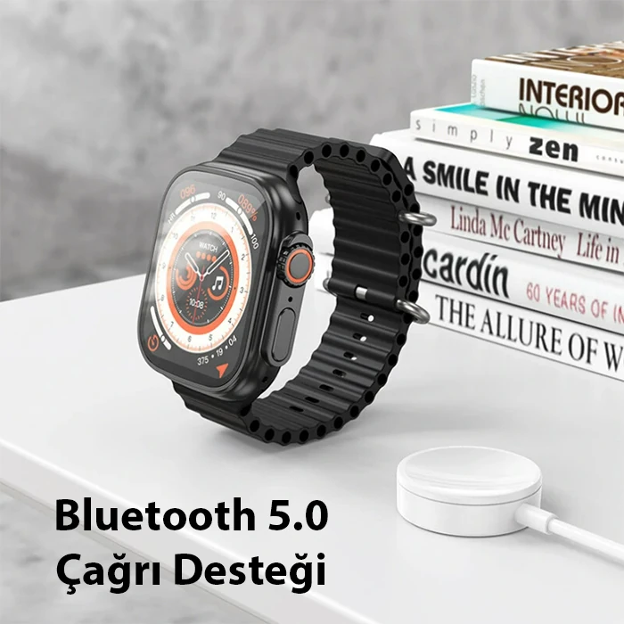 HOCO Y12 Ultra Watch Sesli Görüşme IP67 Su Geçirmez Sport Akıllı Saat-(5775)
