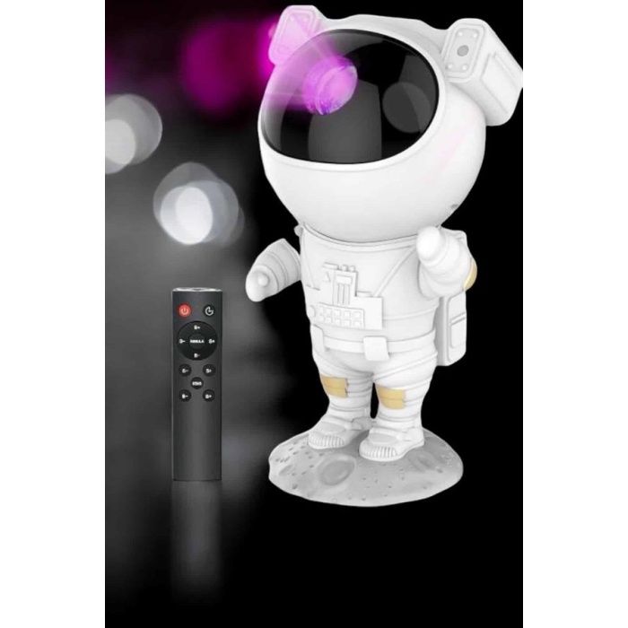 Astronot Bluetooth Hoparlör Gökyüzü Projektör Gece Lambası