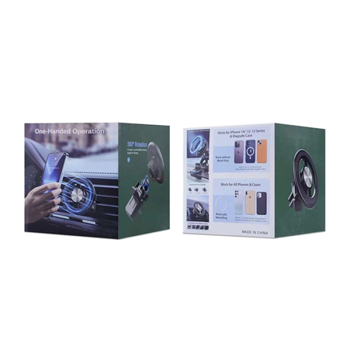 Ally HL-153A Mıknatıslı Araç Havalandırma Telefon Tutucu-(5775)