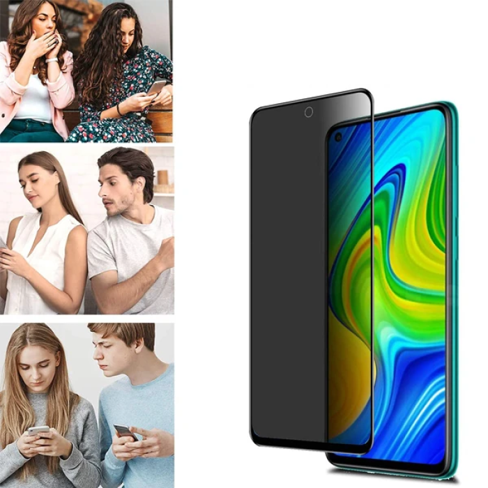 ALLY SM Galaxy M31S 3D Full Privacy Gizlilik Tempered Cam Ekran Koruyucu-(5775)