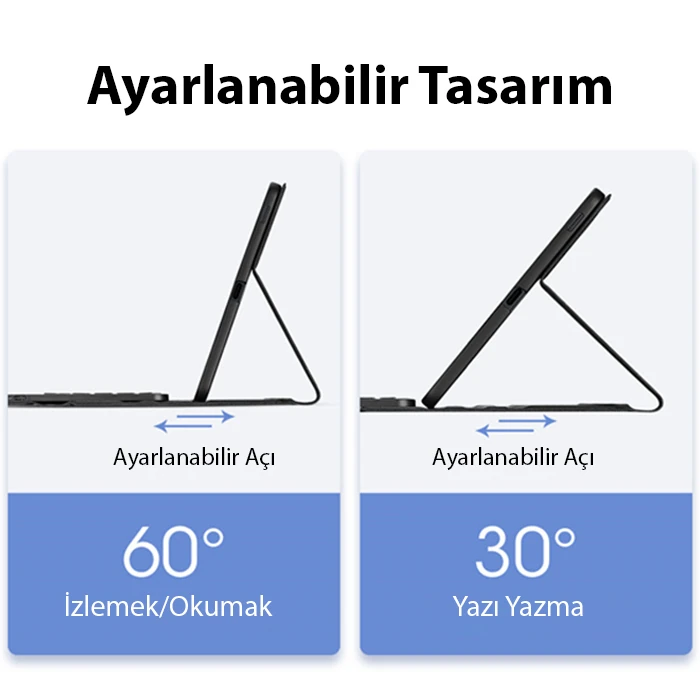 Dux Ducis SM Galaxy Tab S8 Plus-S7 Plus-S7 FE ile Uyumlu Bluetooth Klavye Touchpad Kılıf-(5775)