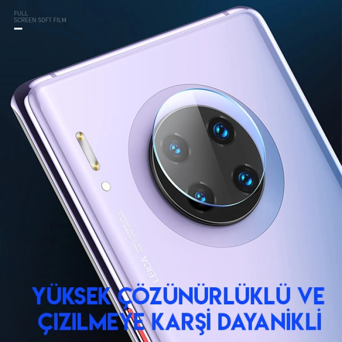 Baseus Huawei Mate30/Mate30 Pro Kamera Koruyucu Kırılmaz Cam  2adet set-(5775)