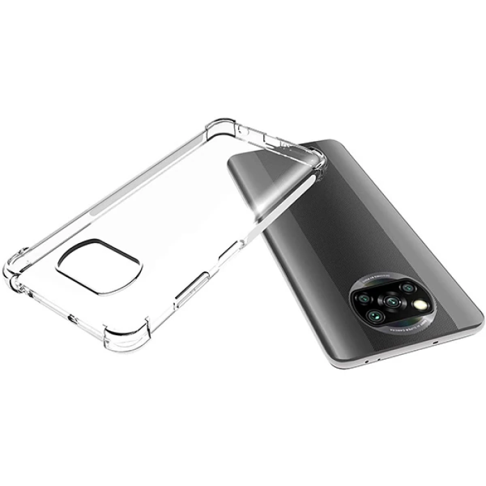 ALLY Poco X3 Anti-Drop Silikon Kılıf Shockproof Kılıf-(5775)