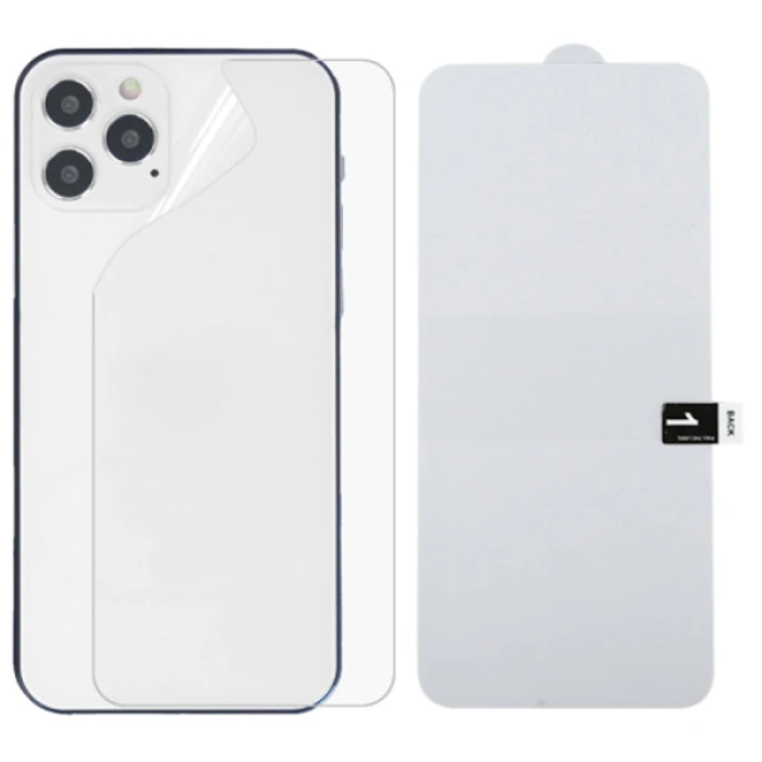 İPhone 12 Pro 6.1 Membran Nano Hidrojel Film Arka Koruyucu hayalet Arka Koruyucu-(5775)
