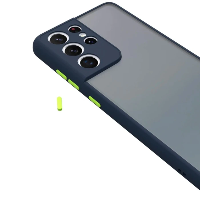 SM Galaxy S21 Ultra Ultra Kamera Korumalı Premium Silikon Kılıf-(5775)