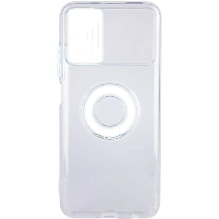 Ally Xiaomi Redmi Note 10 - 10s Kılıf Sürgülü Kamera Lens Korumalı Yüzük Standlı Silikon Kılıf-(5775)