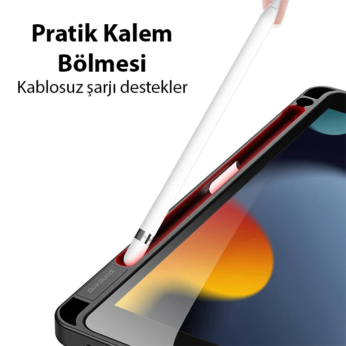 Dux Ducis iPad 10.9 2022 Kılıf Magi Series Kalem Tutuculu ve Uyku Modlu Kapaklı Kılıf-(5775)
