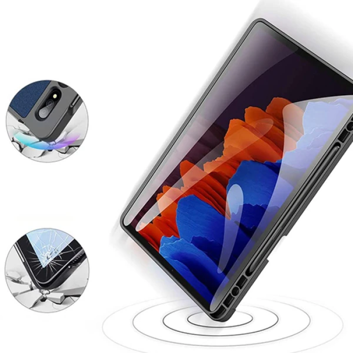 Dux Ducis SM Galaxy Tab S8 (X700/X706) S7 (T870/T875/T876B) Kılıf Kalem Yerli Mıknatıslı Domo Series-(5775)