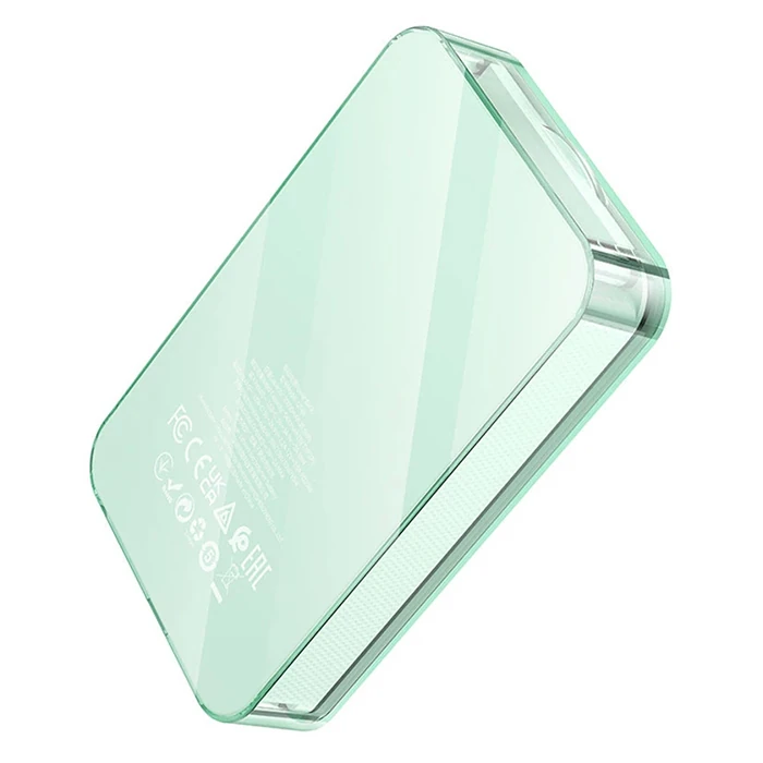 HOCO Q14A Ice Crystal 10000mAh PD20W Magsafe Uyumlu Manyetik Hızlı Şarj Powerbank-(5775)