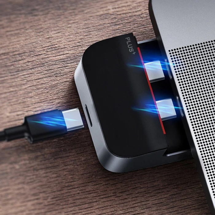 Baseus Armor Age 9in1 Type-C Çok Fonksiyonlu HUB HDMI RJ45 USB 3.0-(5775)