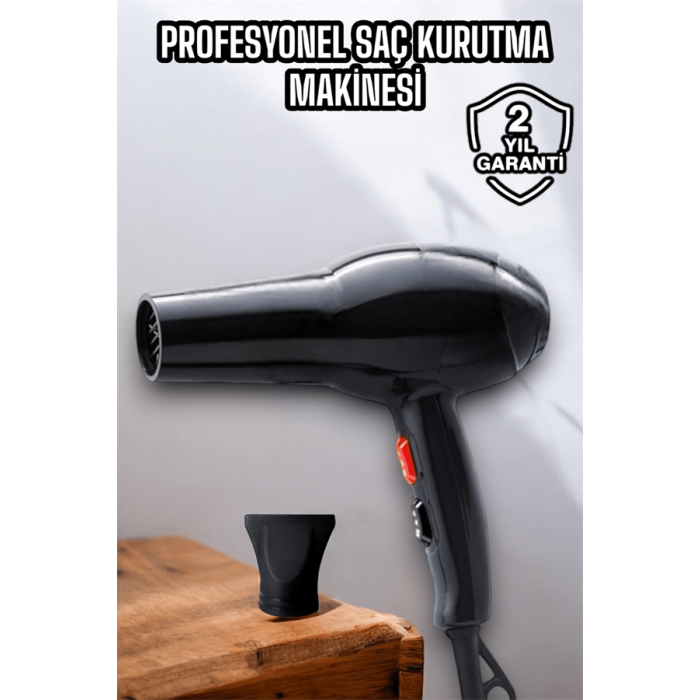 Tüm Saç Tiplerine Uygun İki Kademeli Hız Ayarlı Fön Makinesi
