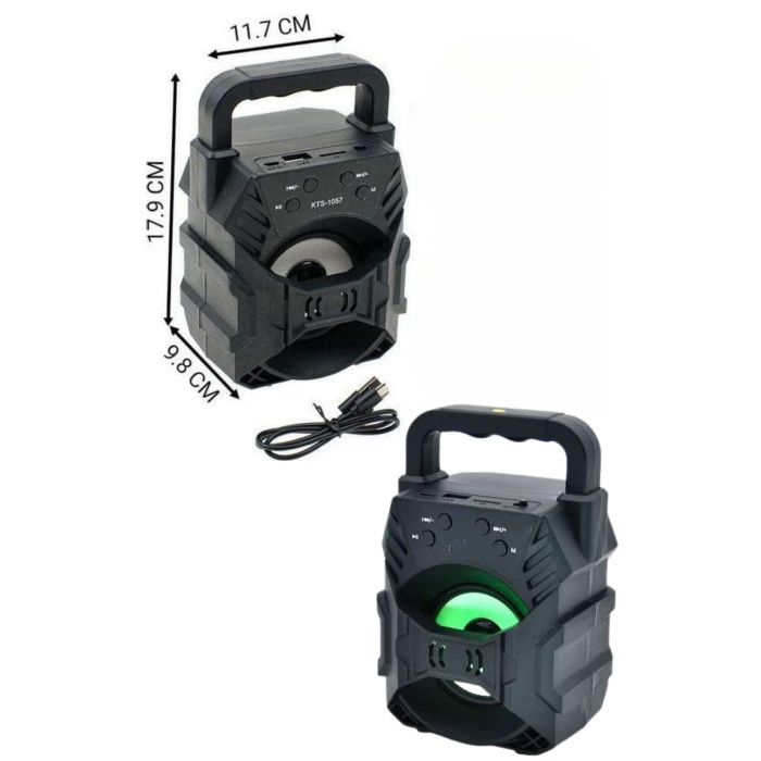 Kablosuz Bluetooth Hoparlör Ses Bombası RGB Işıklı Taşınabilir Yüksek Ses Kaliteli