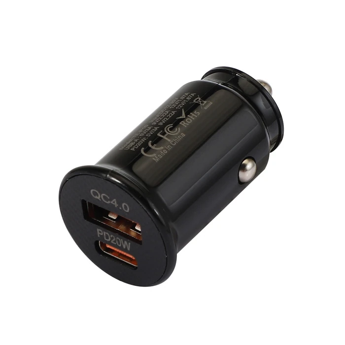 ALLY 20W USB Ve Type-c Çıkışlı Araç İçi Çakmaklık Hızlı Şarj Başlığı-(5775)