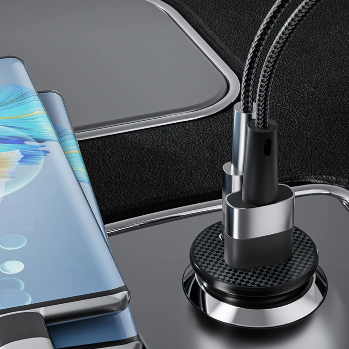 ALLY 20W USB Ve Type-c Çıkışlı Araç İçi Çakmaklık Hızlı Şarj Başlığı-(5775)