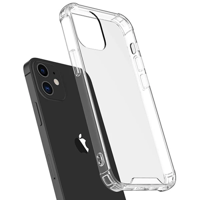 İPhone 12-İPhone 12 Pro 6.1 Anti-Drop Silikon Kılıf Shockproof-(5775)