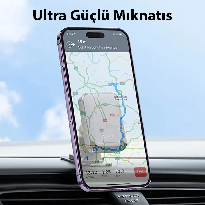 HOCO H25 Araç İçi Torpido Üstü Manyetik Telefon Tutucu-(5775)