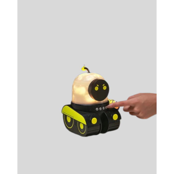 Robot Tasarımlı Bluetooth Hoparlörlü Yıldızlı Gökyüzü Projektör