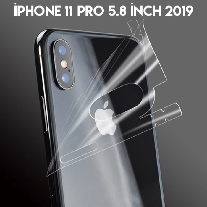İPhone 11 Pro 5.8 İnch Hidrojel Hayalet Arka Tam Kaplama Film-(5775)