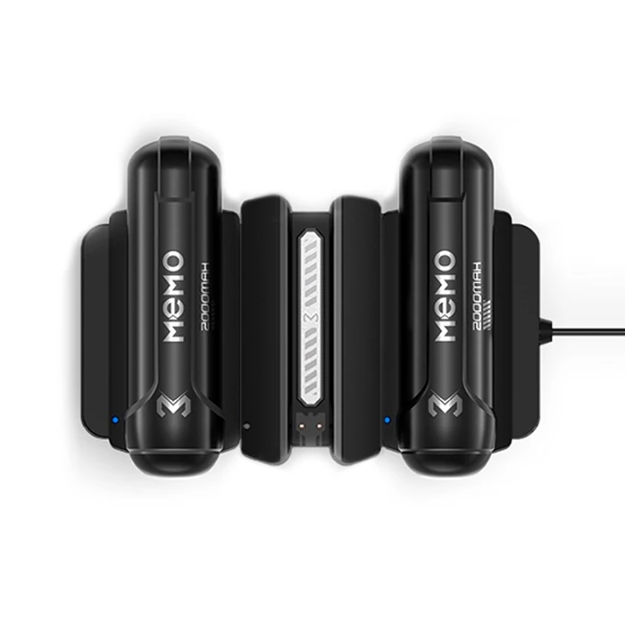 MEMO DL10 - CX12 Telefon Soğutucu Fan Batarya Şarj Paneli + 2 Yedek Powerbank-(5775)