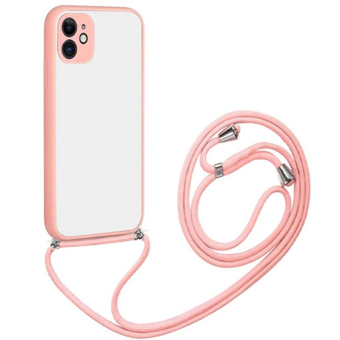 ALLY iPhone 11 6.1 Askılı Koruyucu Silikon Kılıf-(5775)