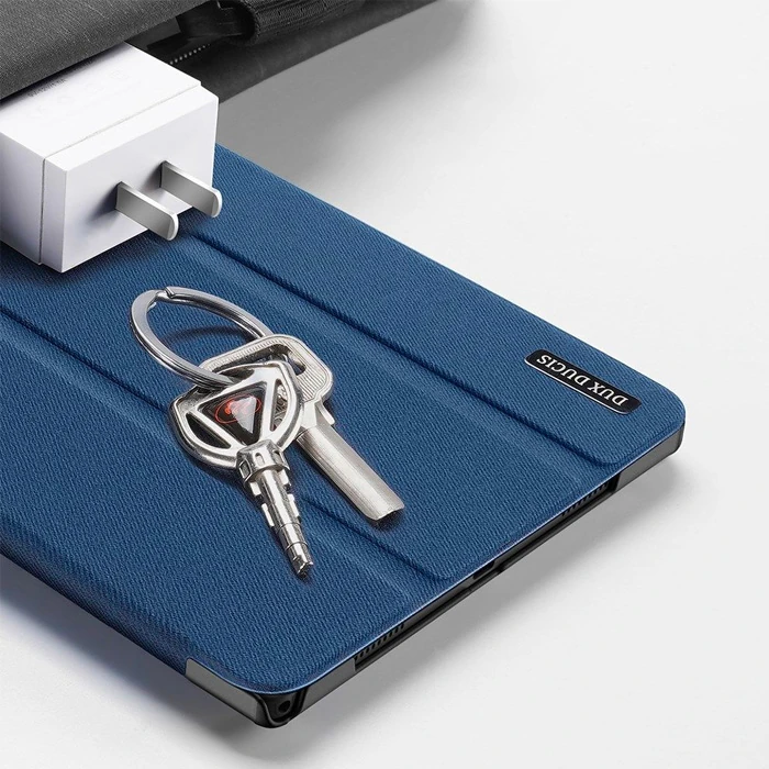 Dux Ducis Samsung Galaxy Tab A8 2021 10.5 (X200/X205) Kılıf Kalem Bölmeli Standlı Domo Series-(5775)