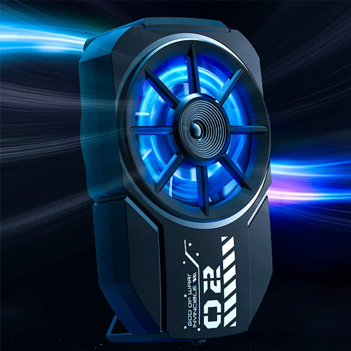 MEMO FL-A2 Hava Soğutmalı Cep Telefon Soğutma Fanı Radyatör Soğutucu-(5775)