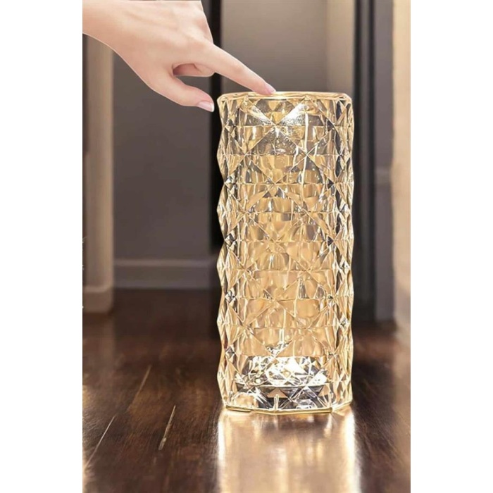 Kristal Dokunmatik Ve Kumandalı Masa Ve Gece lambası