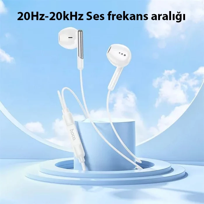HOCO M123 Kulakiçi Mikrofonlu Kablolu Type-C Kulaklık-(5775)