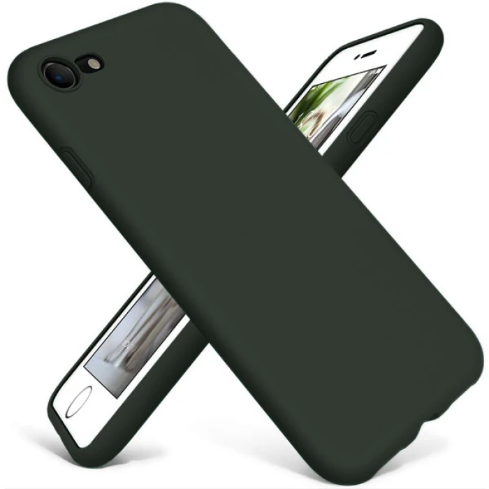 ALLY İPhone SE2 İPhone 8-7 Lansman Kılıf İçi Kadife Soft Silikon Kılıf-(5775)