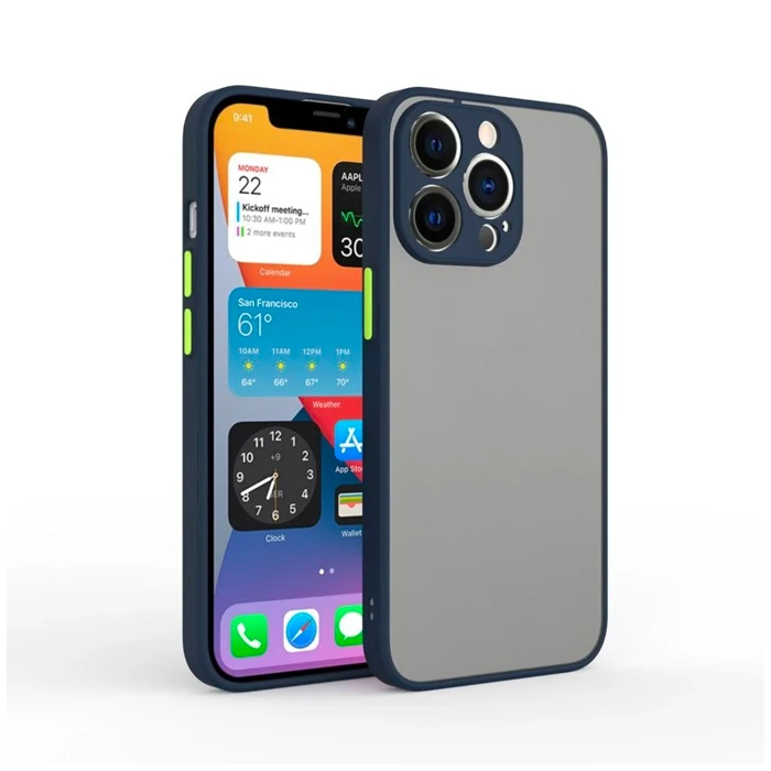 iPhone 13 Pro 6.1inç Kamera Korumalı Premium Silikon Kılıf-(5775)