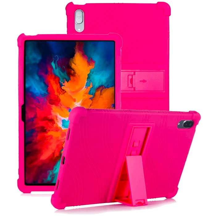 ALLY Lenovo Tab P11 Pro TB-J706 Standlı Silikon Kılıf Tablet Kılıfı-(5775)