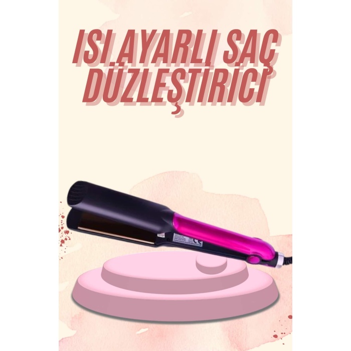 Saç Düzleştirici Seramik Kaplama Yüksek Isı Ayarlı Profesyonel 4 Kademeli 220 Decere